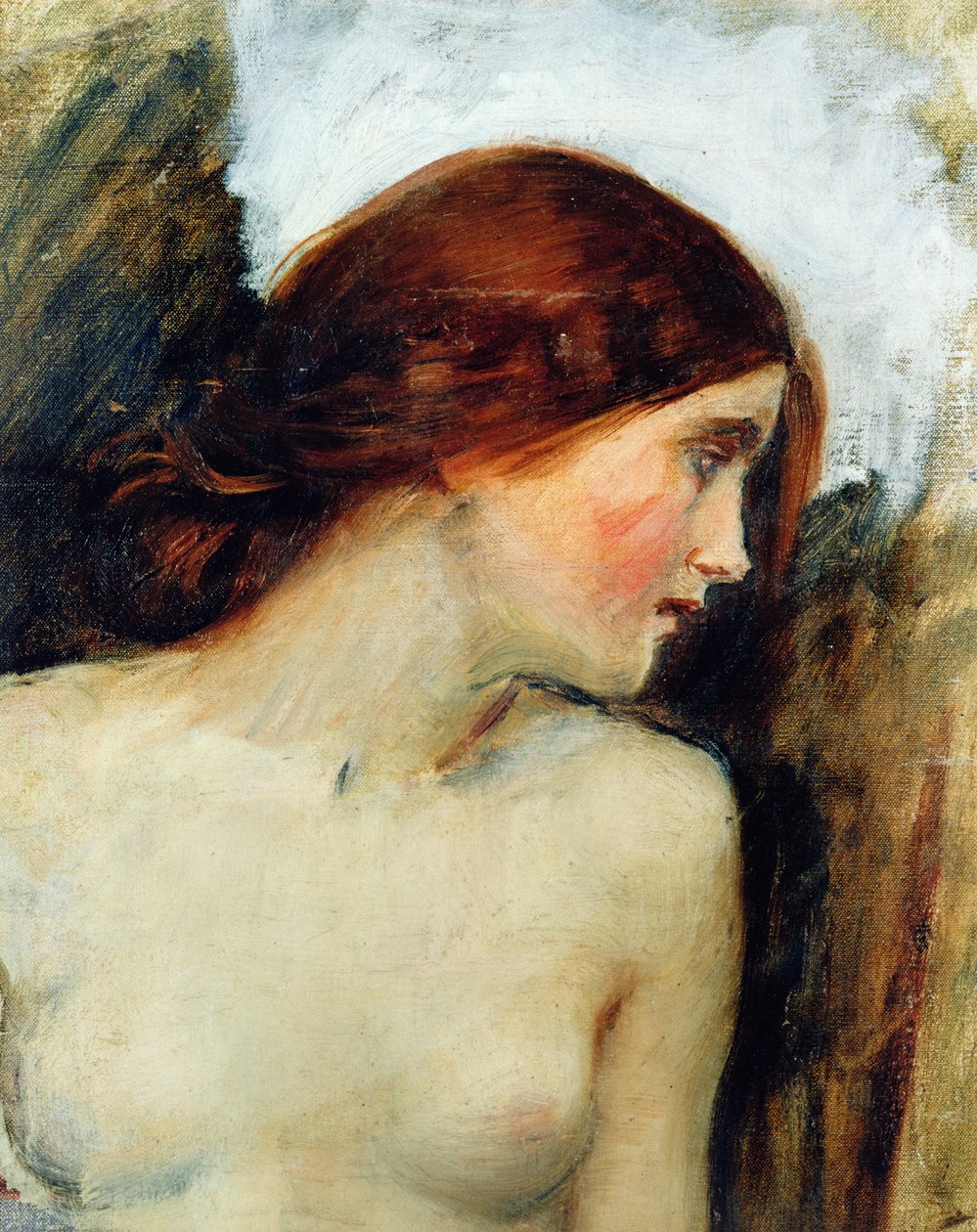 Studium dla szefa Echo, ok. 1903 (patrz 55607) autorstwa John William Waterhouse