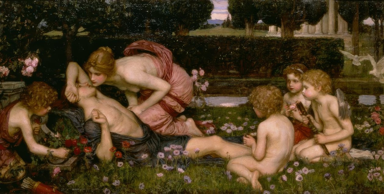 Przebudzenie Adonisa autorstwa John William Waterhouse