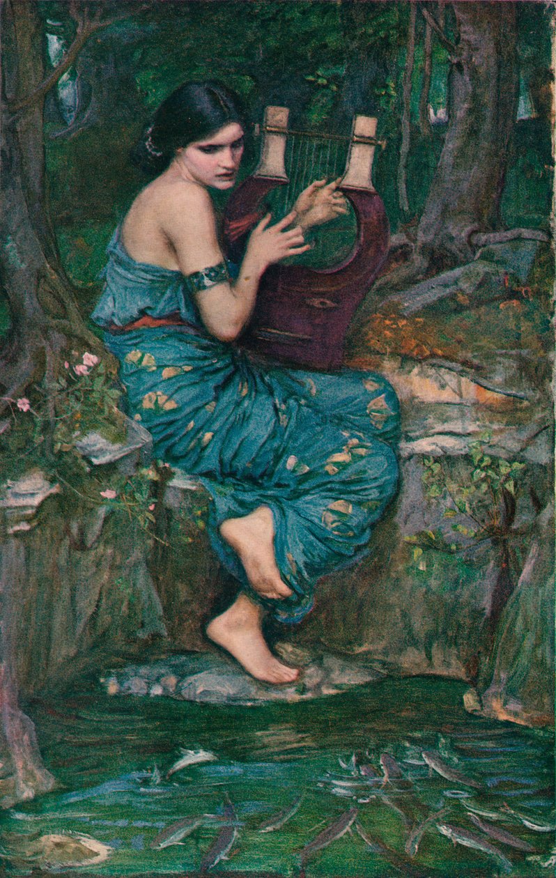 Zaklinacz, 1911 autorstwa John William Waterhouse