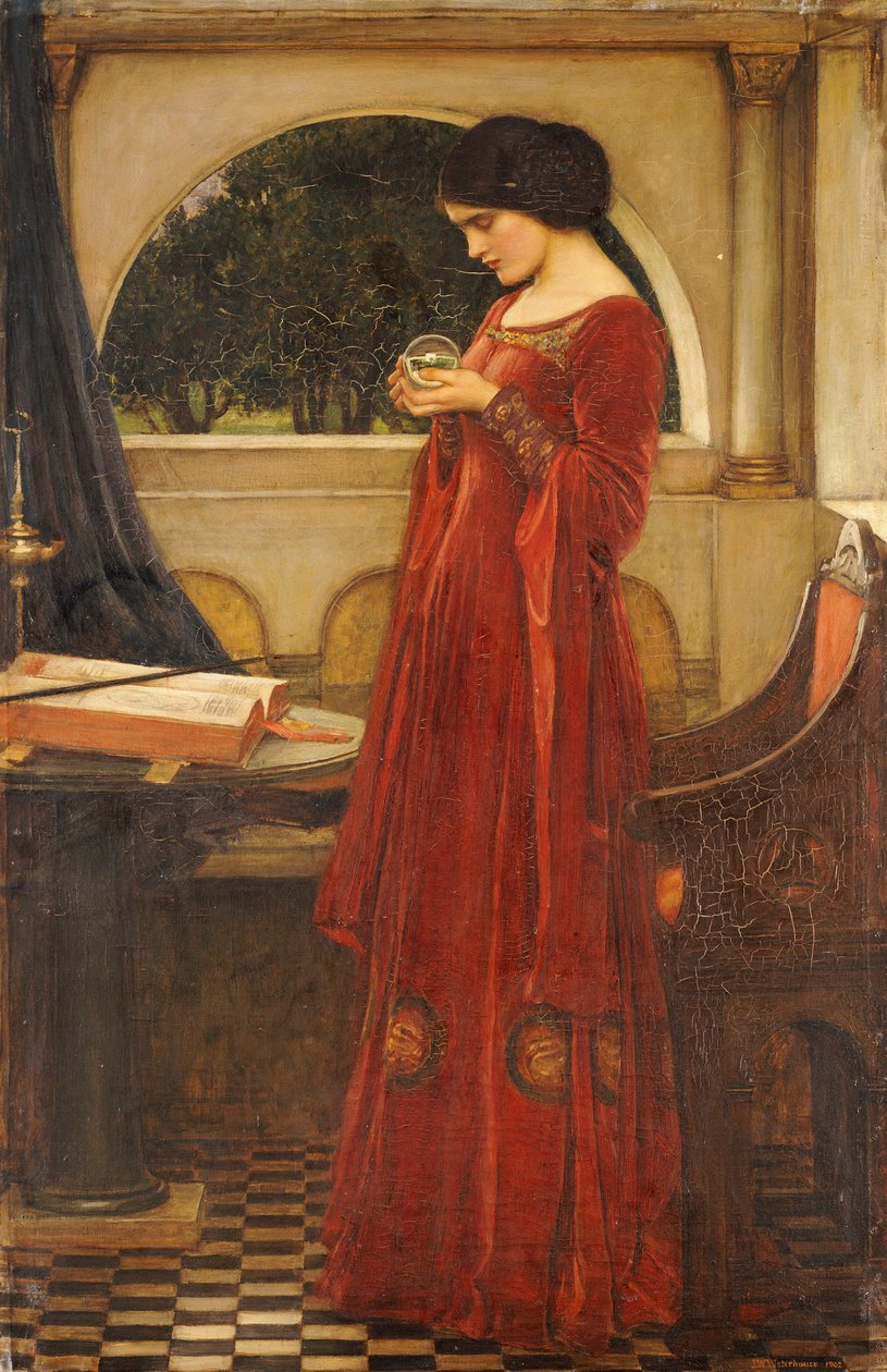 Kryształowa Kula, 1902 autorstwa John William Waterhouse