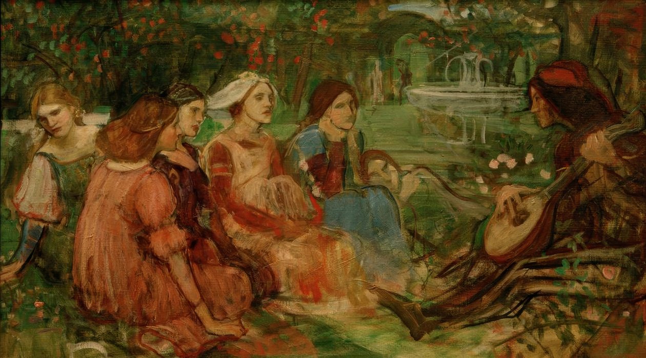 Dekameron autorstwa John William Waterhouse