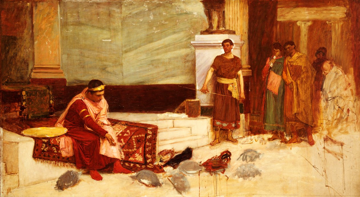 Faworyci cesarza Honoriusza autorstwa John William Waterhouse