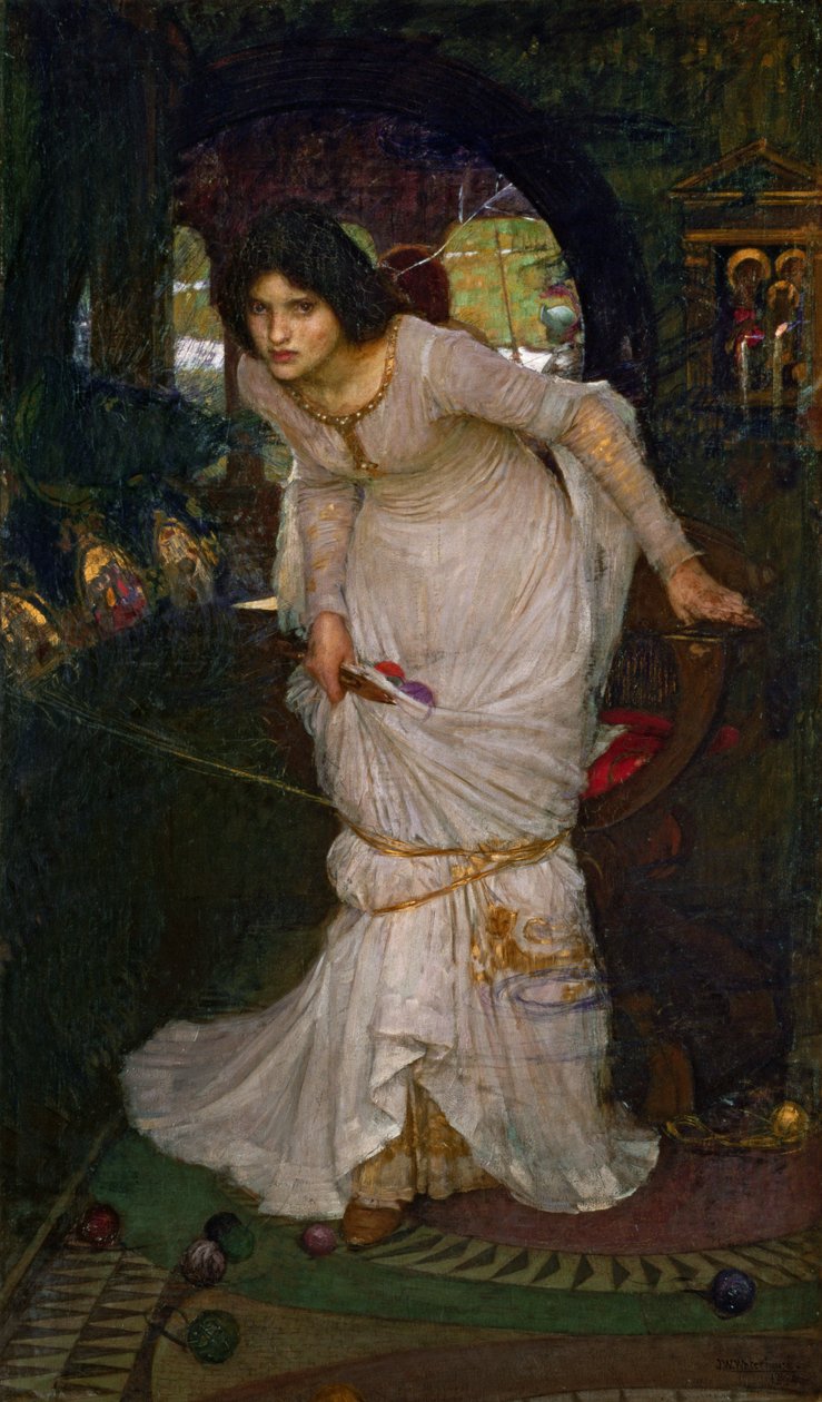 Pani Shalott autorstwa John William Waterhouse