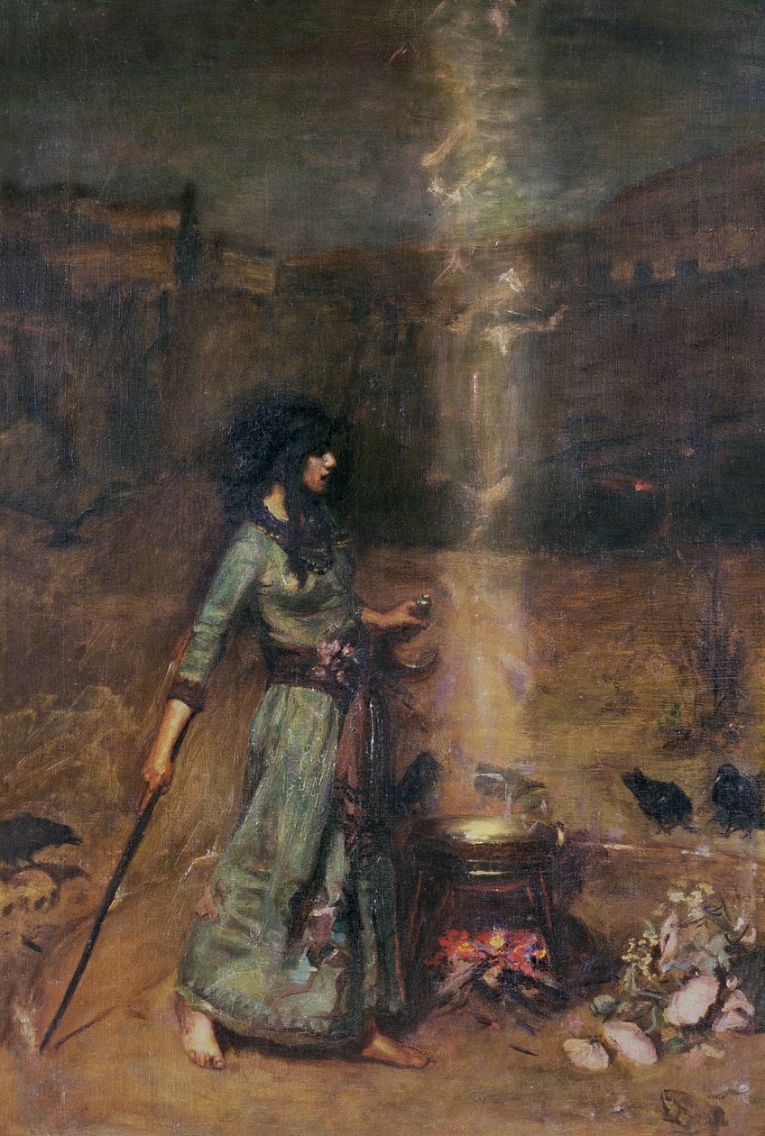 Magiczny krąg autorstwa John William Waterhouse
