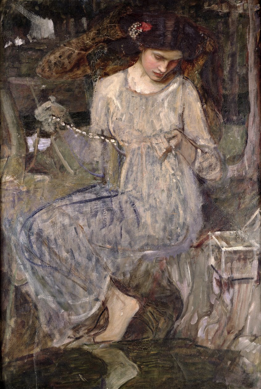 Naszyjnik, ok.1909 autorstwa John William Waterhouse