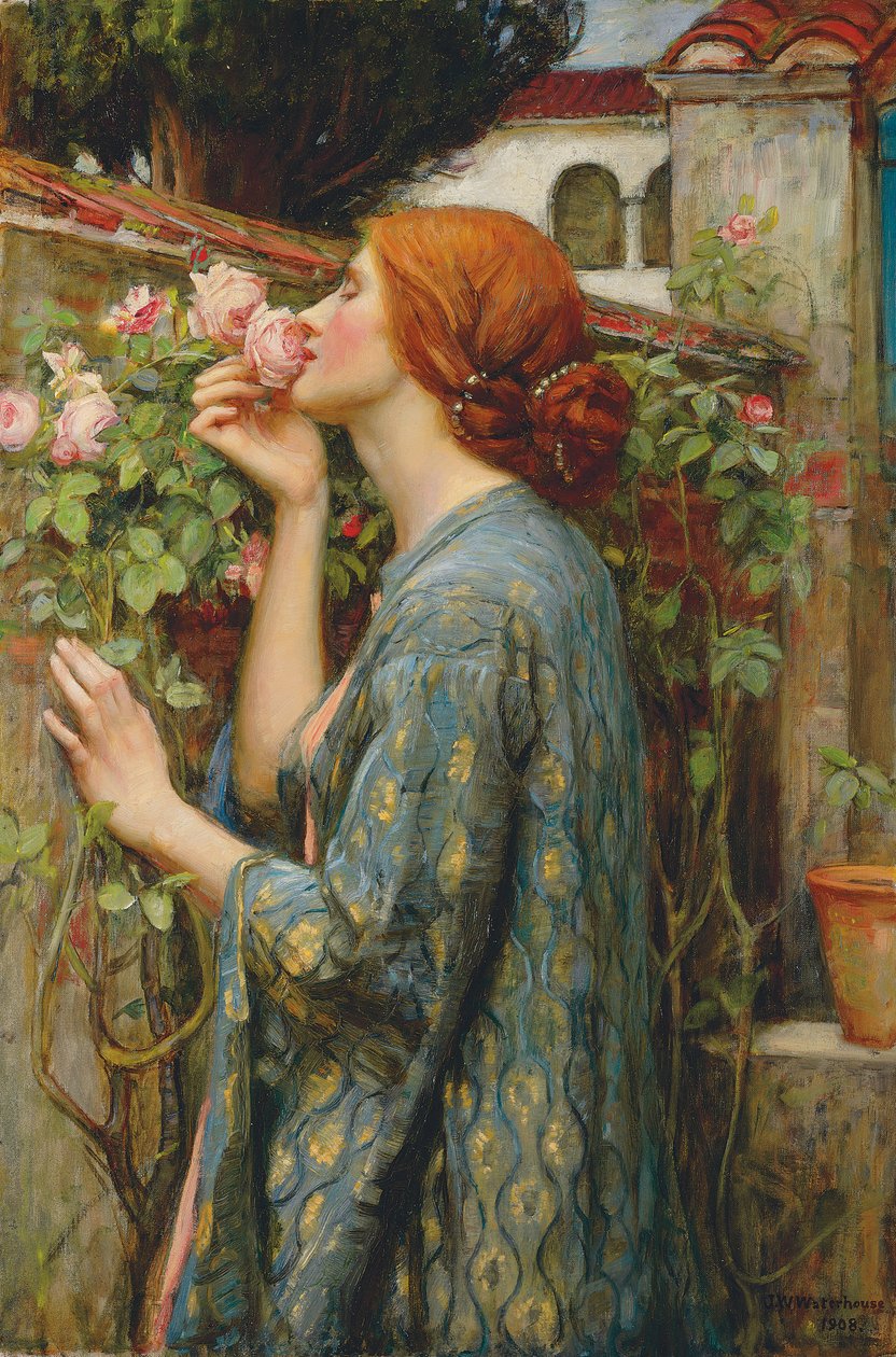 Dusza Róży autorstwa John William Waterhouse