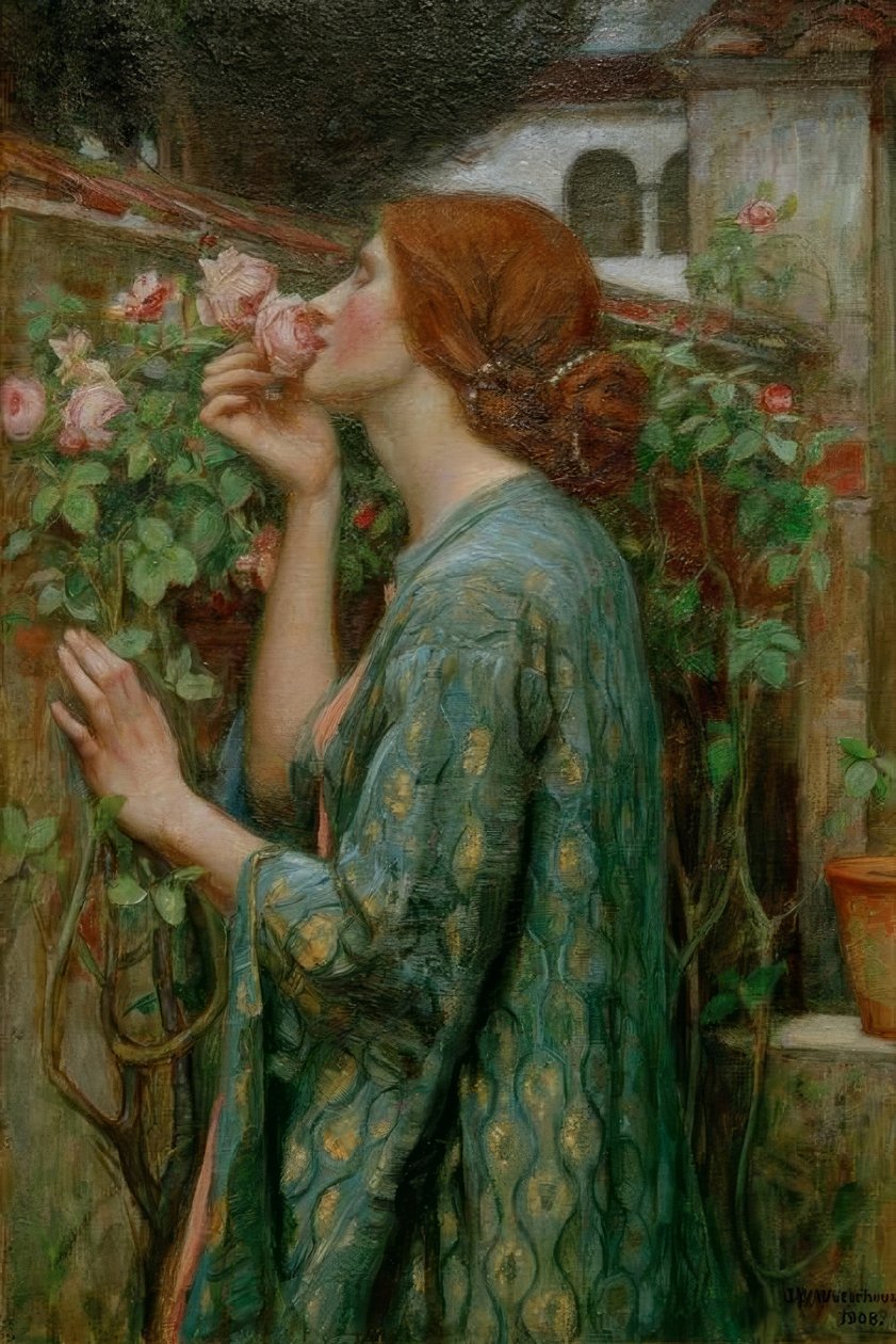 Dusza Róży autorstwa John William Waterhouse