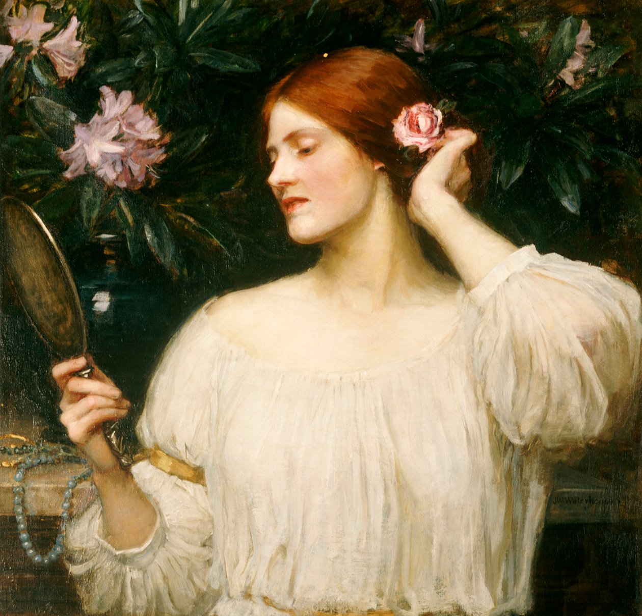 Próżność, c.1908-10 autorstwa John William Waterhouse