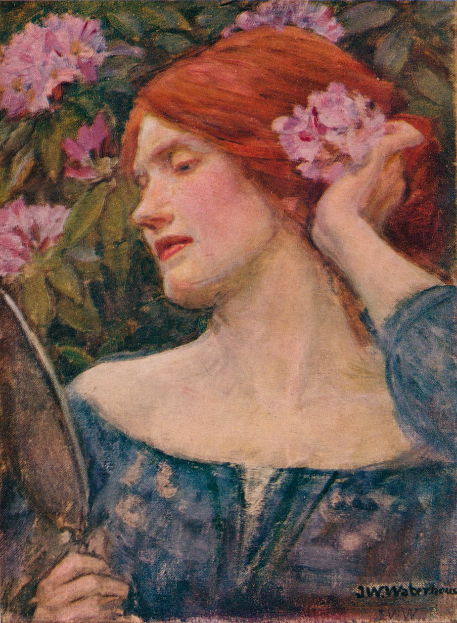 Próżność, c1910 autorstwa John William Waterhouse