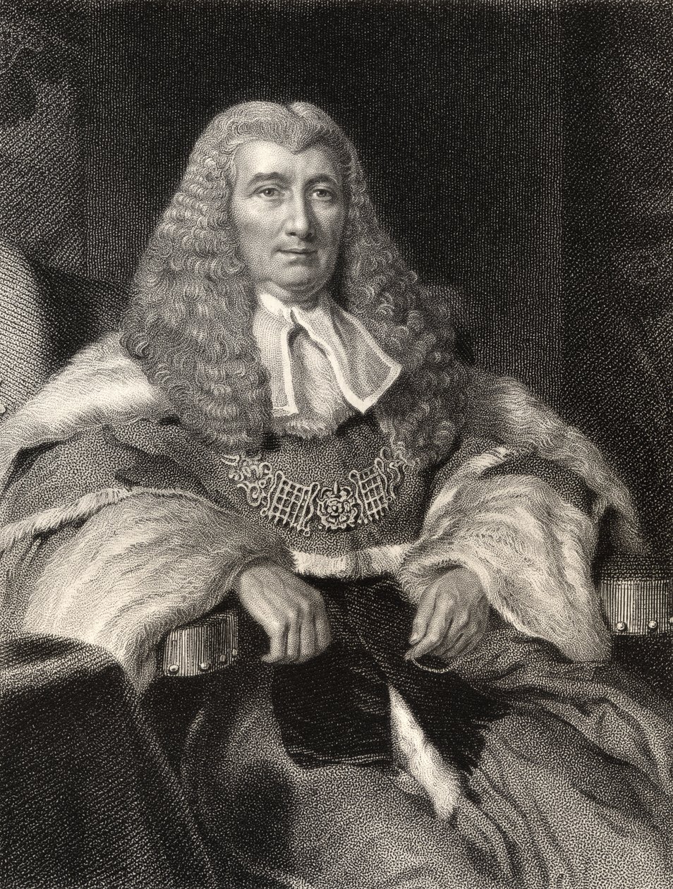 Charles Abbott, I baron Tenterden, sztych. W. Holl, z „Narodowej Galerii Portretów, tom II”, wydana ok. 1835 autorstwa John William Wright