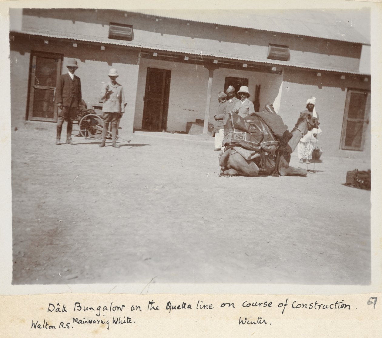 Prowincja Razavi Khorasan, Iran, ok. 1908 (zdjęcie czarno-białe) autorstwa John Williams Watson
