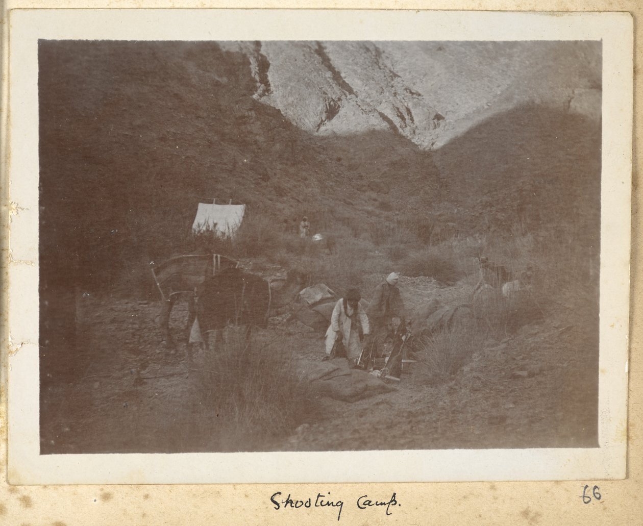 Prowincja Razavi Khorasan, Iran, ok. 1908 (zdjęcie czarno-białe) autorstwa John Williams Watson