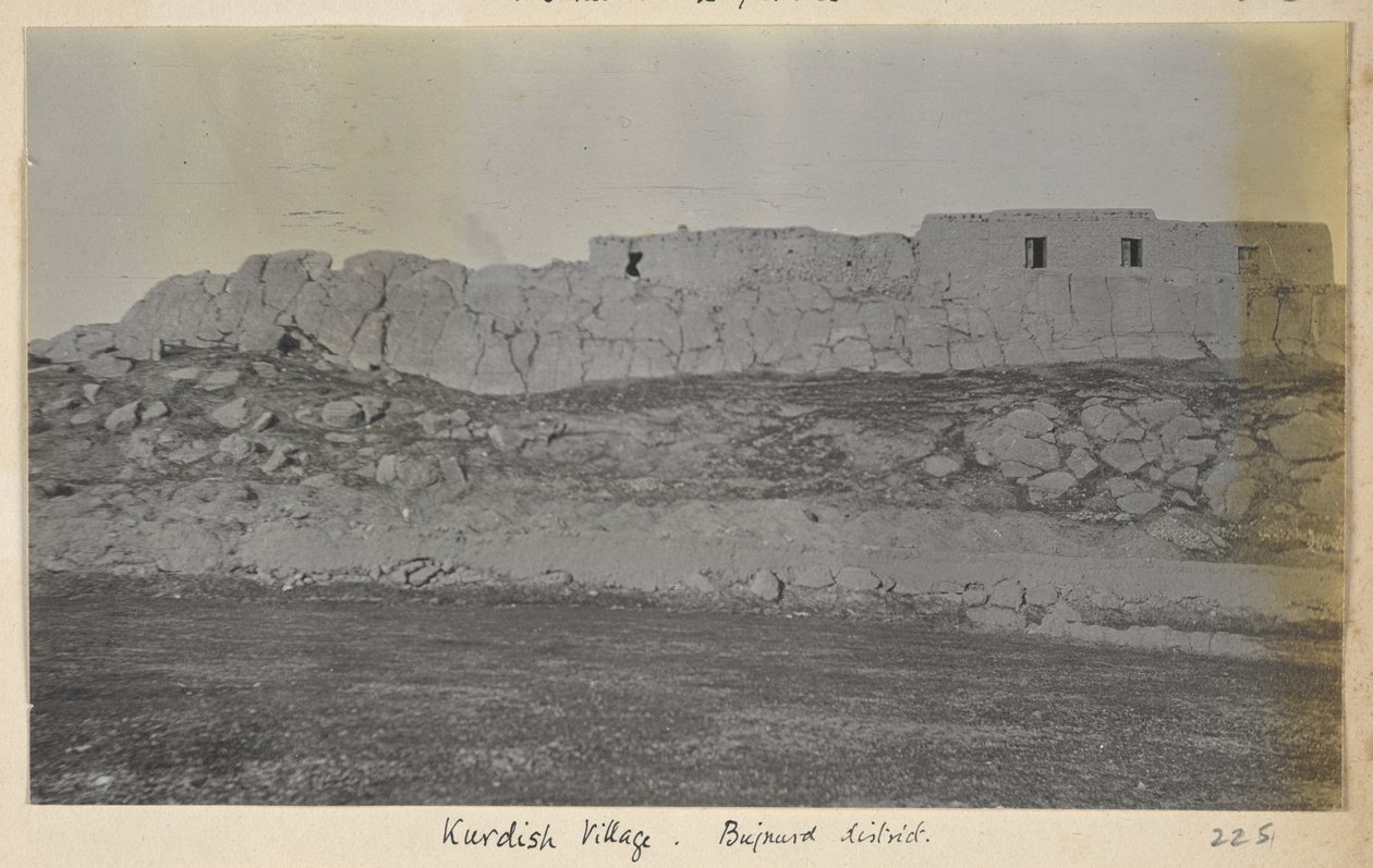 Prowincja Razavi Khorasan, Iran, ok. 1908 (zdjęcie czarno-białe) autorstwa John Williams Watson