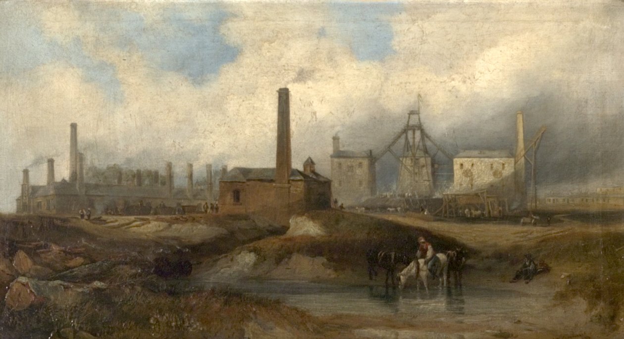 Scena przemysłowa, 1833 autorstwa John Wilson Carmichael