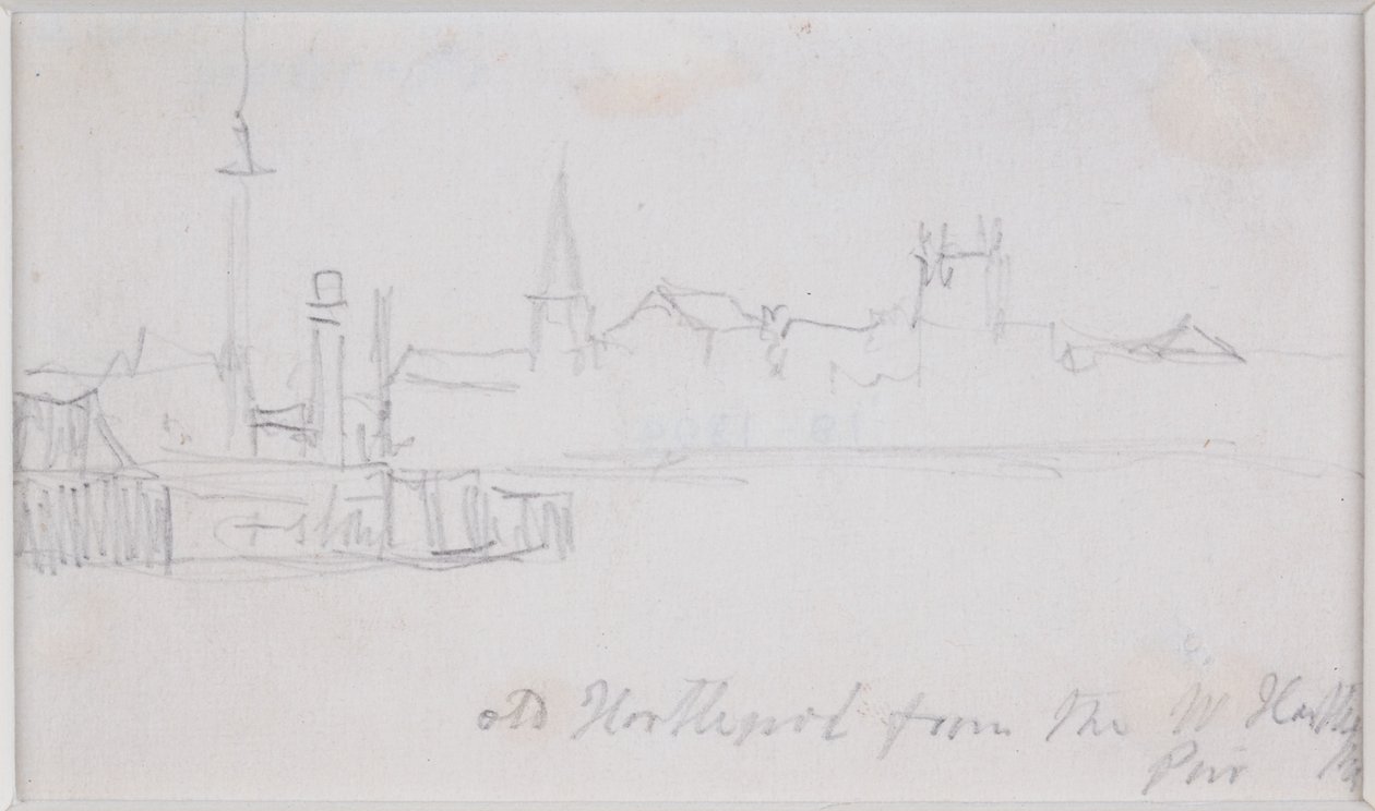 Stary Hartlepool autorstwa John Wilson Carmichael