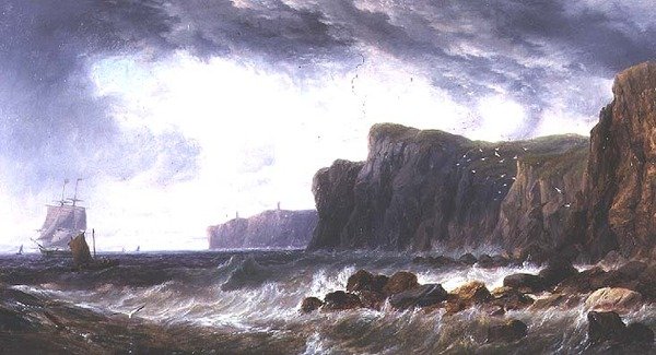 Wysyłka z Guernsey w pobliżu Prevost autorstwa John Wilson Carmichael