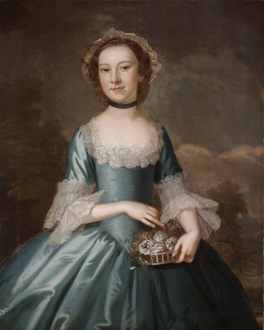 Ann Langdon, pani Richard Ayscough, ok. 1755 (olej na płótnie) autorstwa John Wollaston