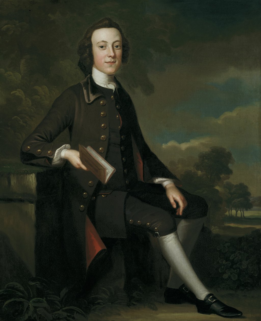 Portret młodego mężczyzny autorstwa John Wollaston