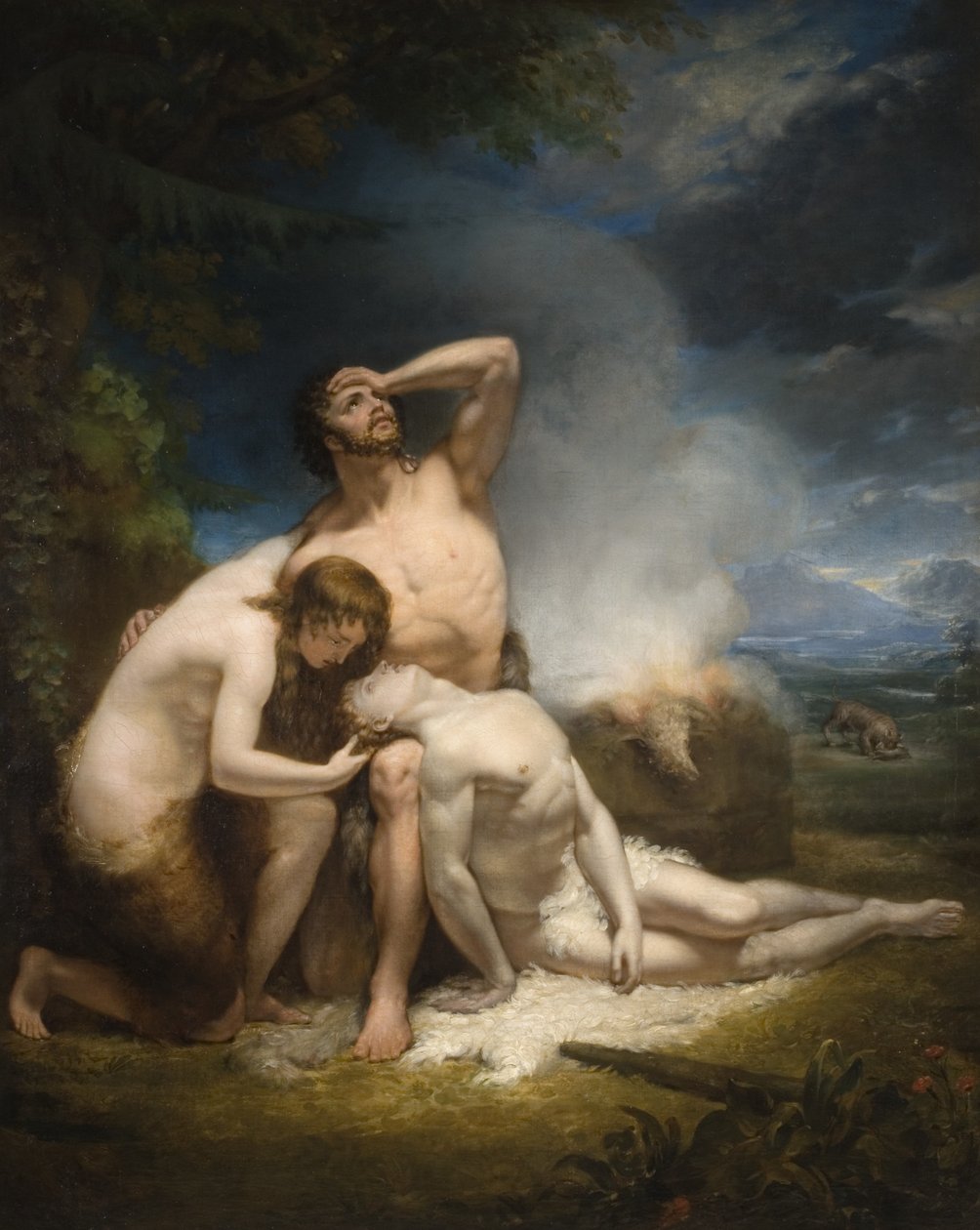 Śmierć Abla autorstwa John Wood