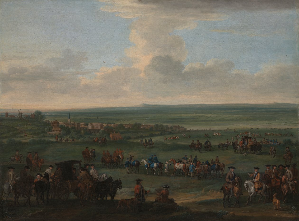 Jerzego I w Newmarket, 4 lub 5 października 1717 r autorstwa John Wootton