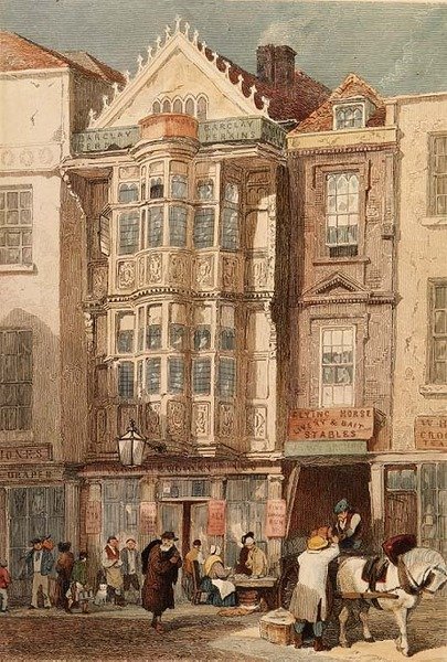 Dom Sir Paula Pindara, Bishopsgate (rycina stalowa) autorstwa John Wykeham Archer