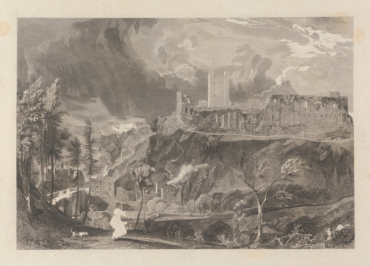 Zamek i miasto Richmond autorstwa John Wykeham Archer