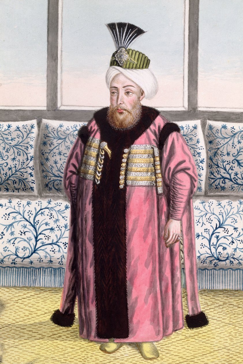 Mustafa II, cesarz osmański, 1808 autorstwa John Young