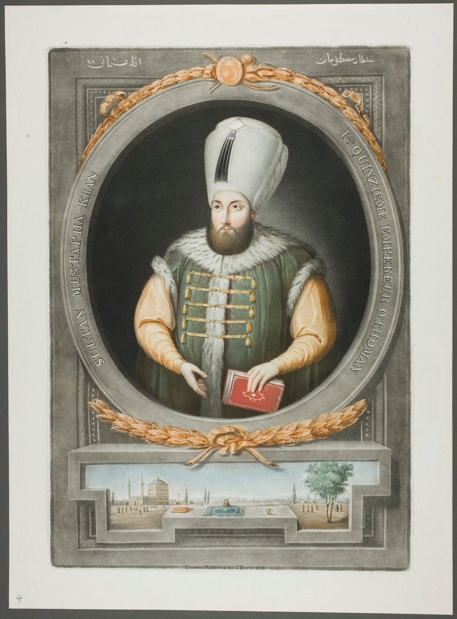 Mustapha Kahn, z Portretów cesarzy Turcji autorstwa John Young