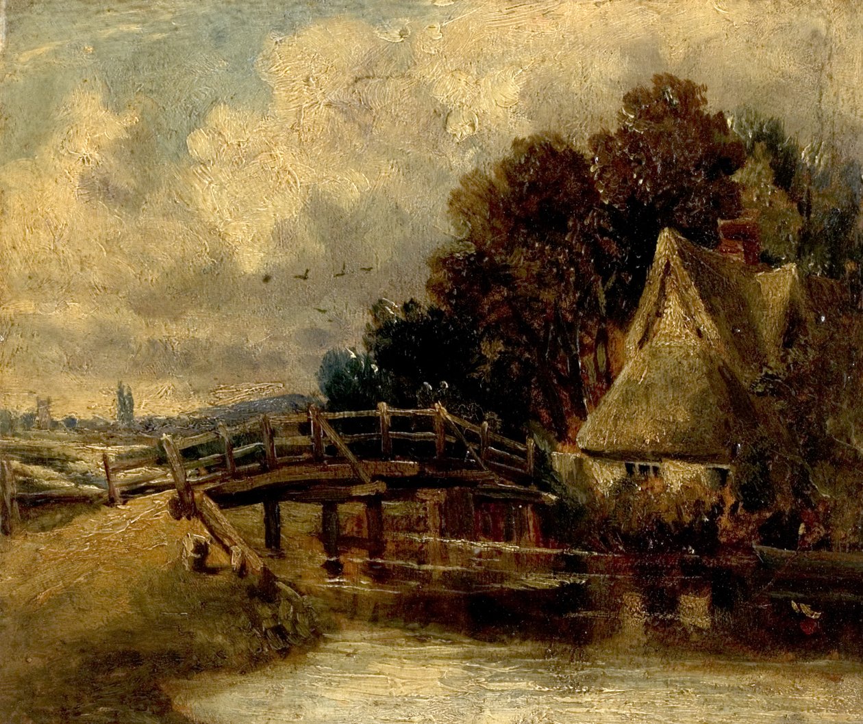 Na Stour niedaleko East Bergholt, Suffolk autorstwa John Constable
