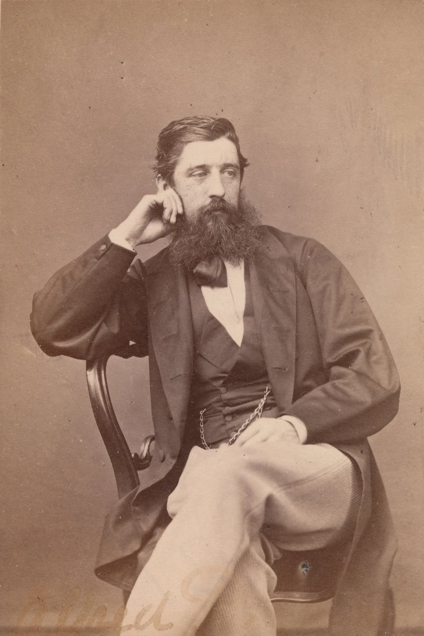Alfred Pizzey Newton, lata 60. XIX wieku. autorstwa John and Charles Watkins
