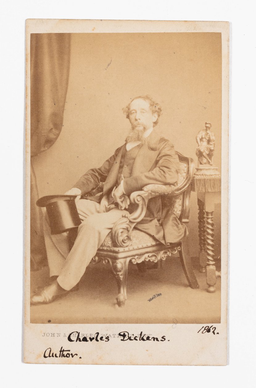 Carte-de-visite Karola Dickensa autorstwa John and Charles Watkins