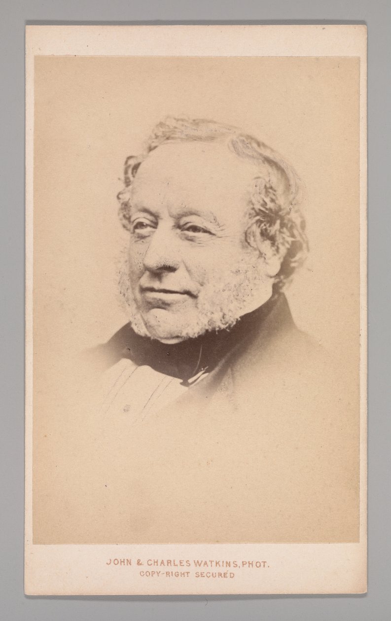Sir Charles Barry, lata 60. XIX wieku. autorstwa John and Charles Watkins