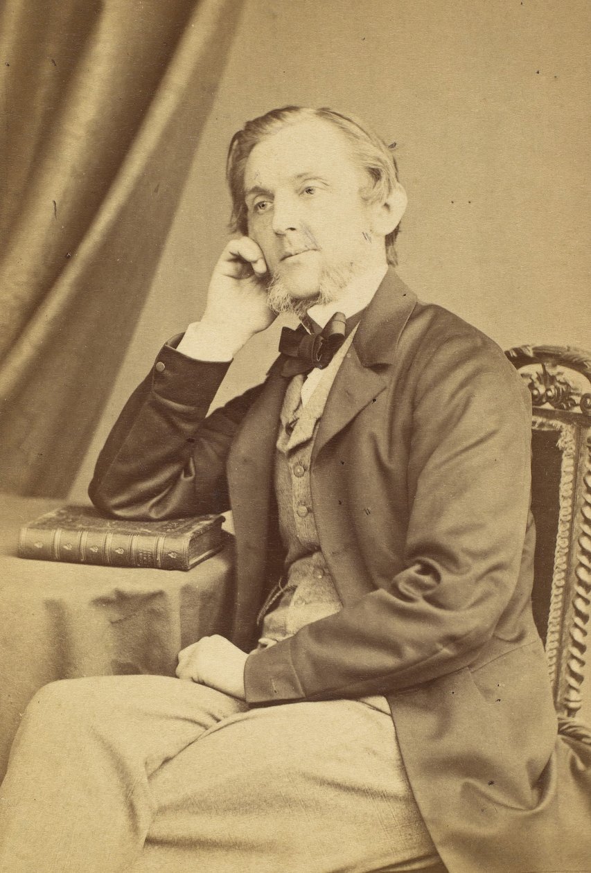 William Collingwood, lata 60. XIX wieku. autorstwa John and Charles Watkins