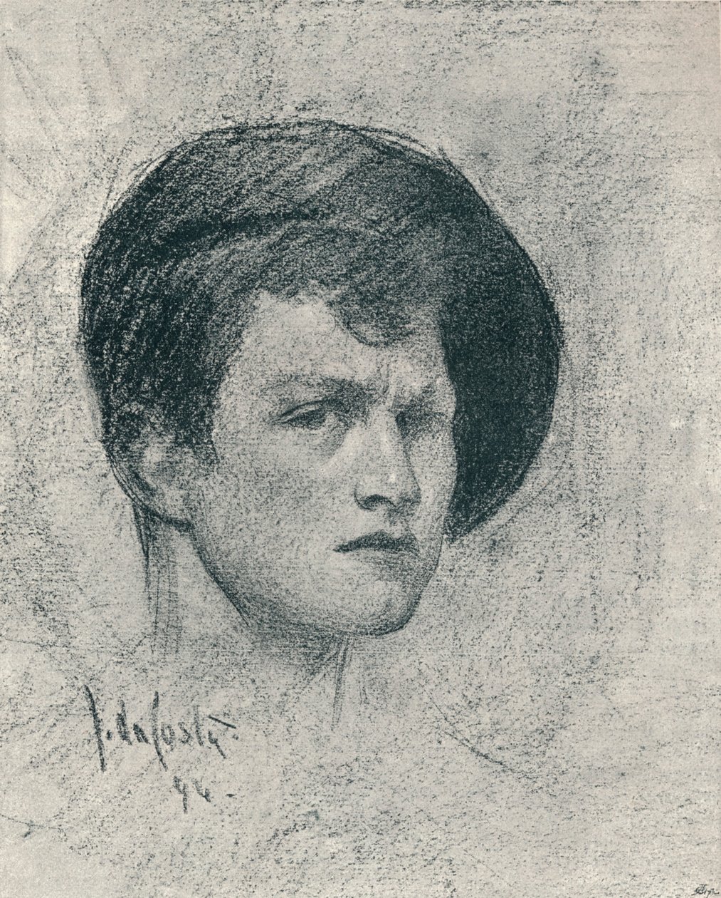 Autoportret Johna da Costy, ok. 1895 r. autorstwa John da Costa