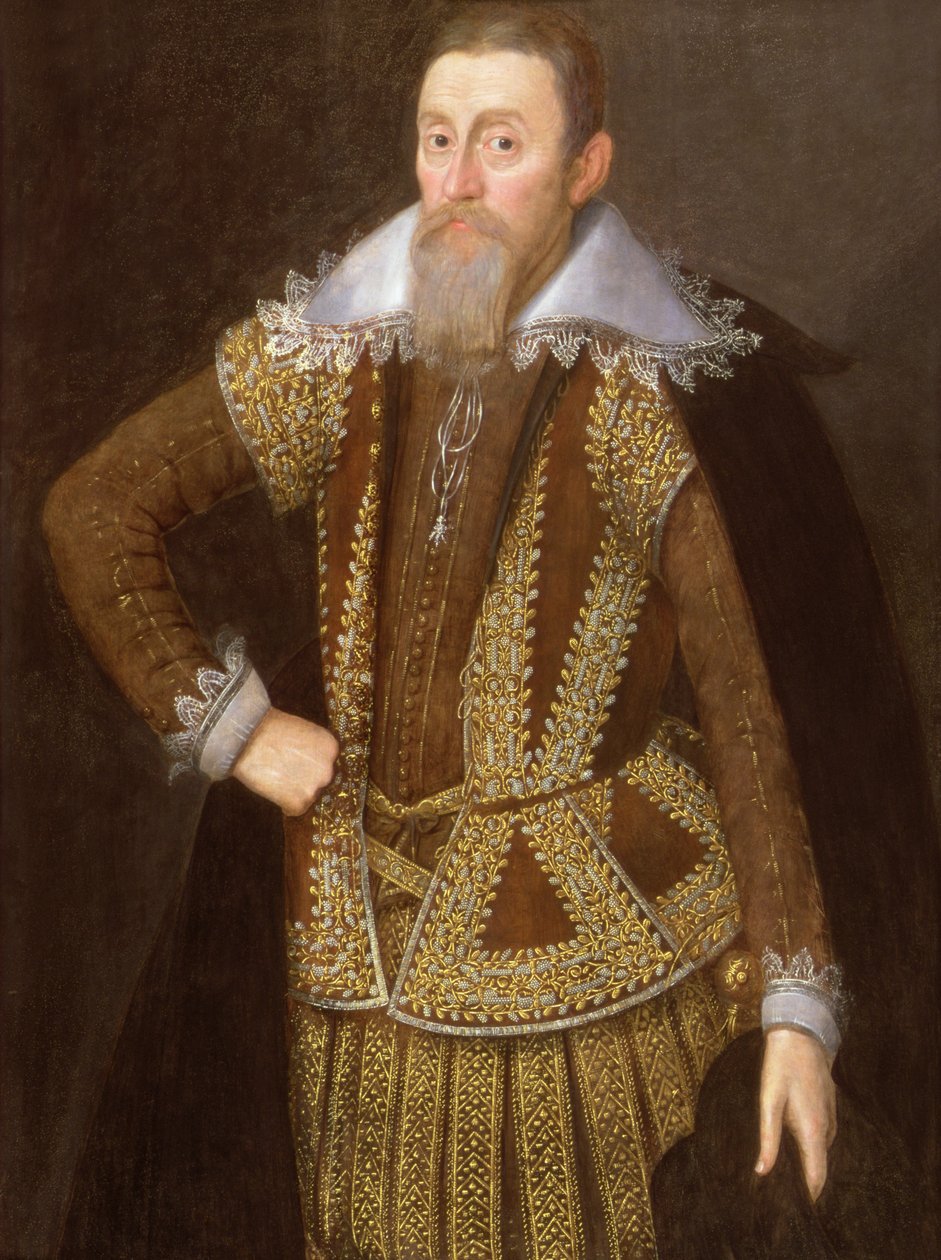 William Parker, 4. baron Monteagle i 11. baron Morley (1575-1622) autorstwa John de Critz