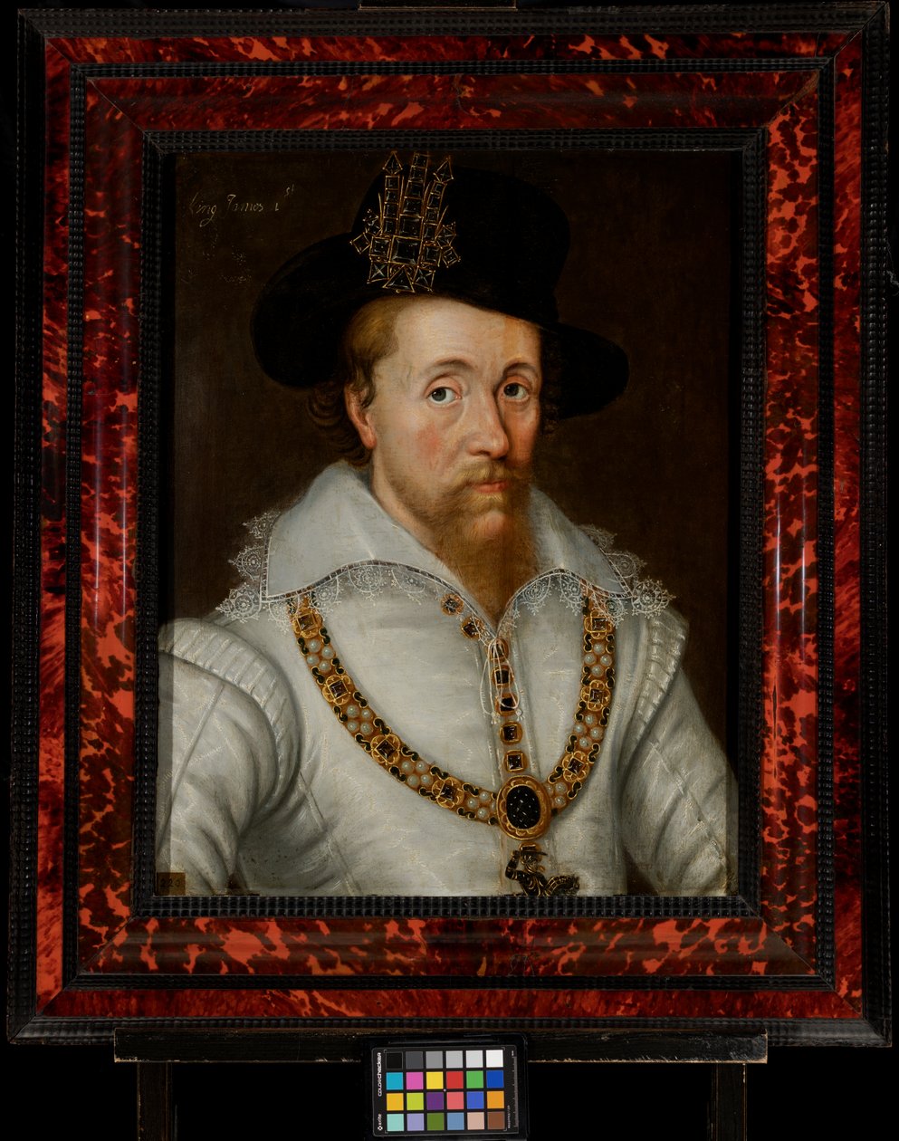 Jakub I i VI (1556-1625) autorstwa John de the Elder (studio of) Critz