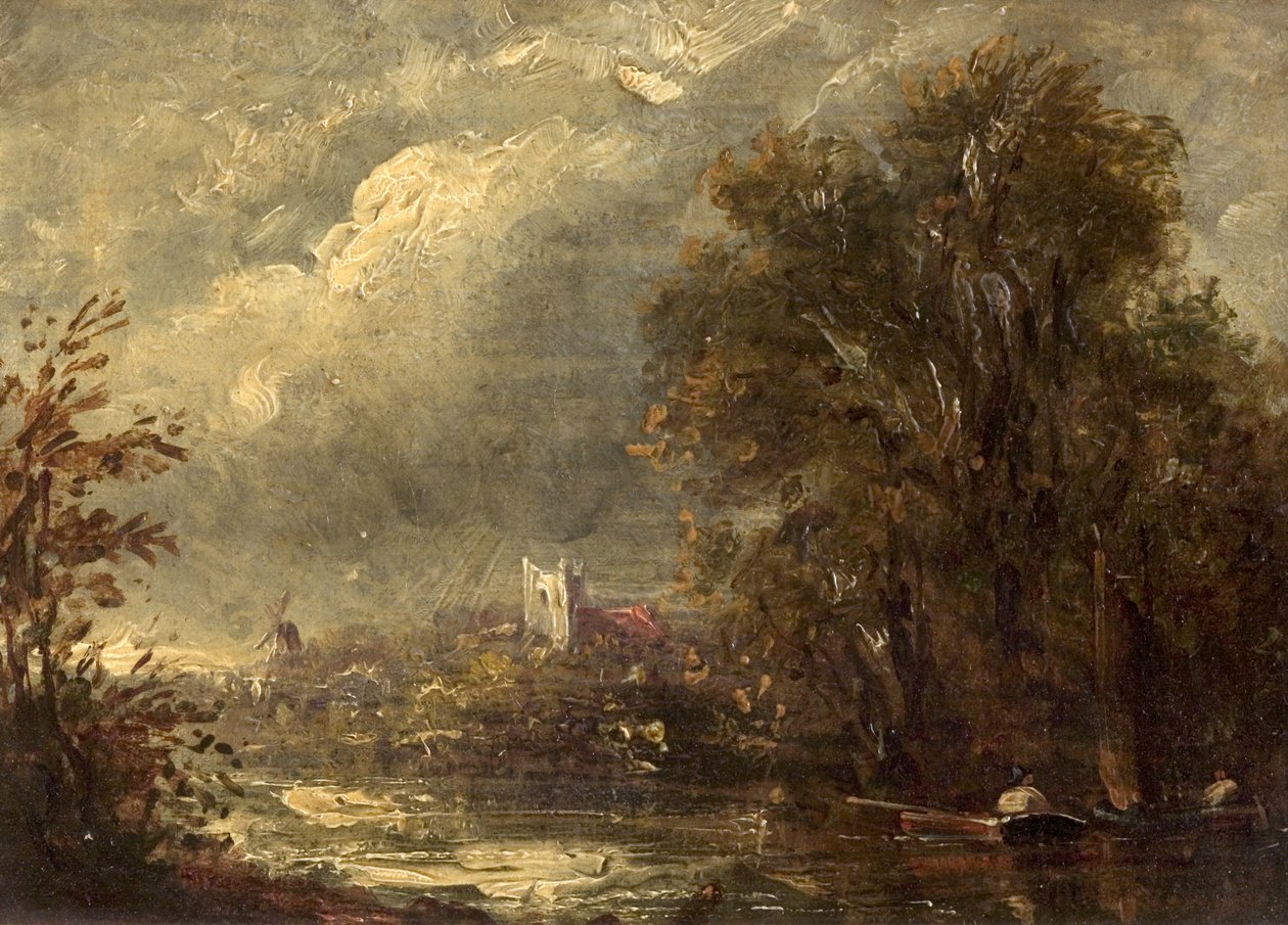 Na Stour, XIX wiek autorstwa John manner of Constable
