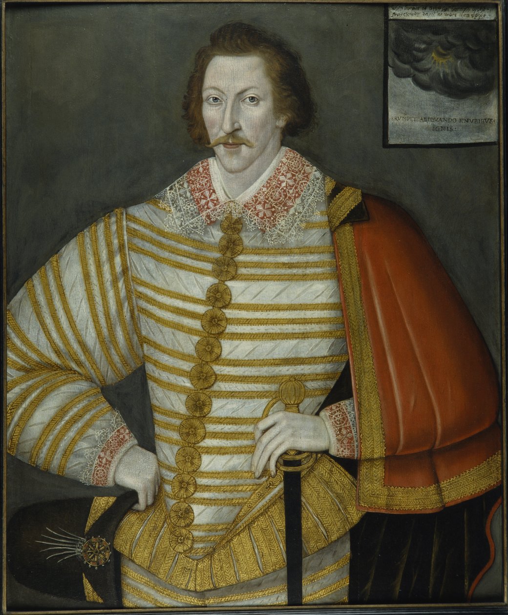 Portret Thomasa Cavendisha, Circumnavigator autorstwa John the Younger (attr.to) Bettes