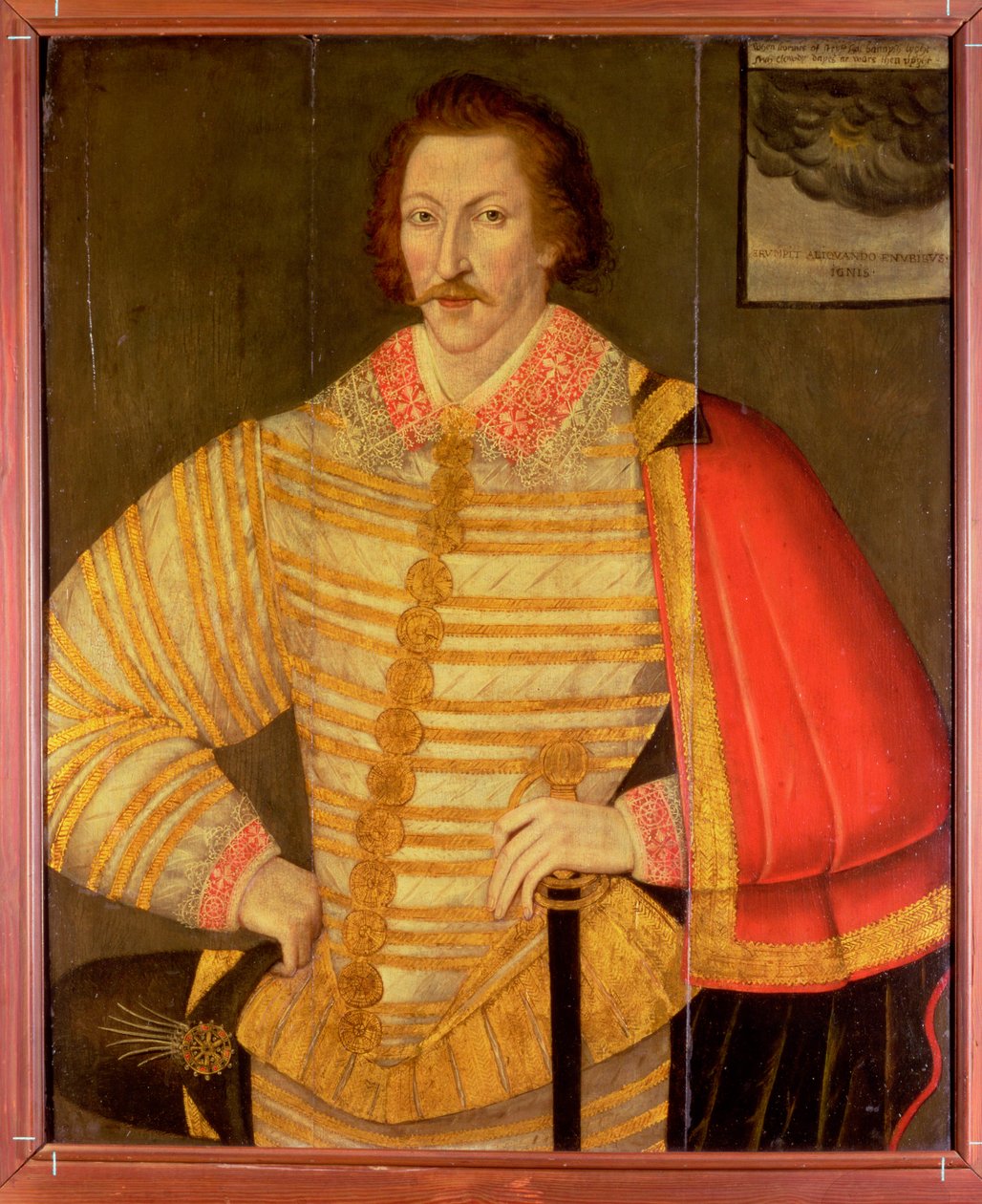 Portret dżentelmena, uważanego za angielskiego nawigatora Thomasa Cavendisha autorstwa John the Younger Bettes