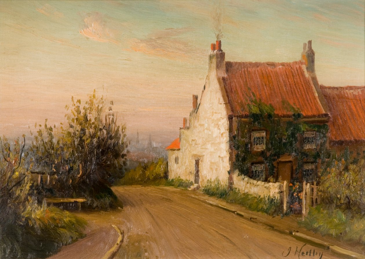 Farma Red House, Tunstall Road autorstwa Johnson Hedley