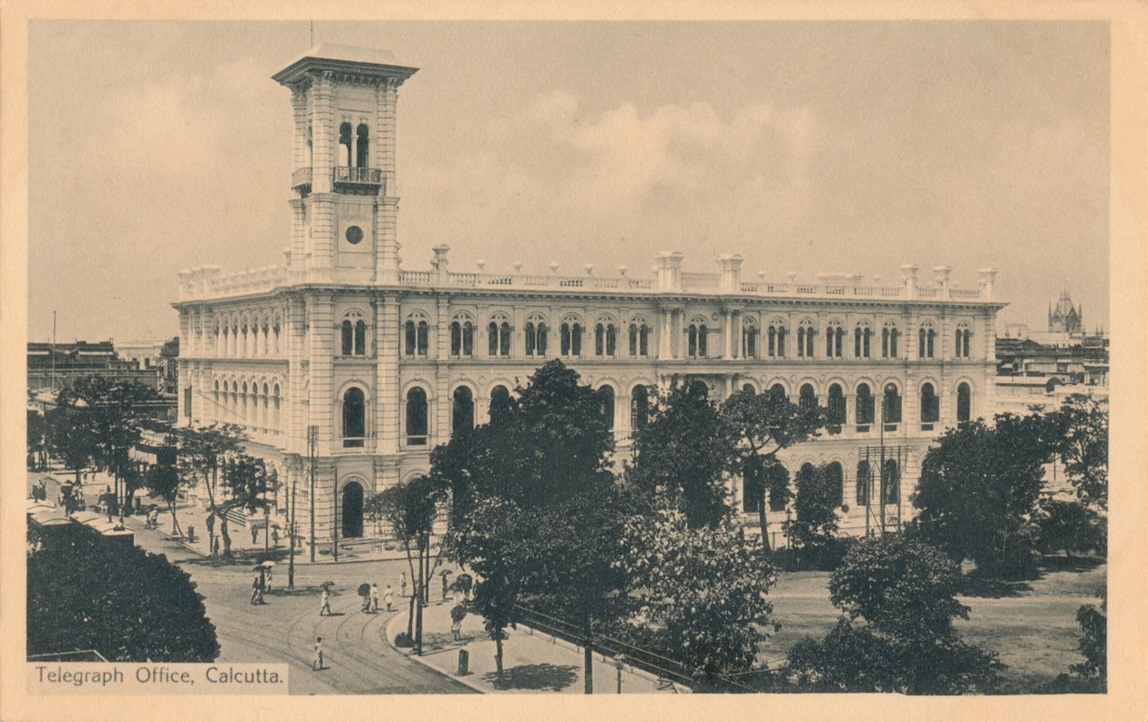 „Biuro Telegraficzne, Kalkuta”, ok. 1900 r. autorstwa Johnston and Hoffmann