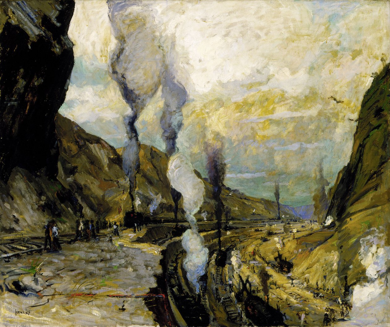 Cięcie Culebra, 1913 autorstwa Jonas Lie