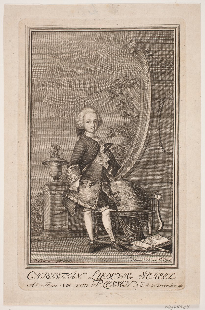 Christian Ludvig Scheel von Plessen autorstwa Jonas Haas