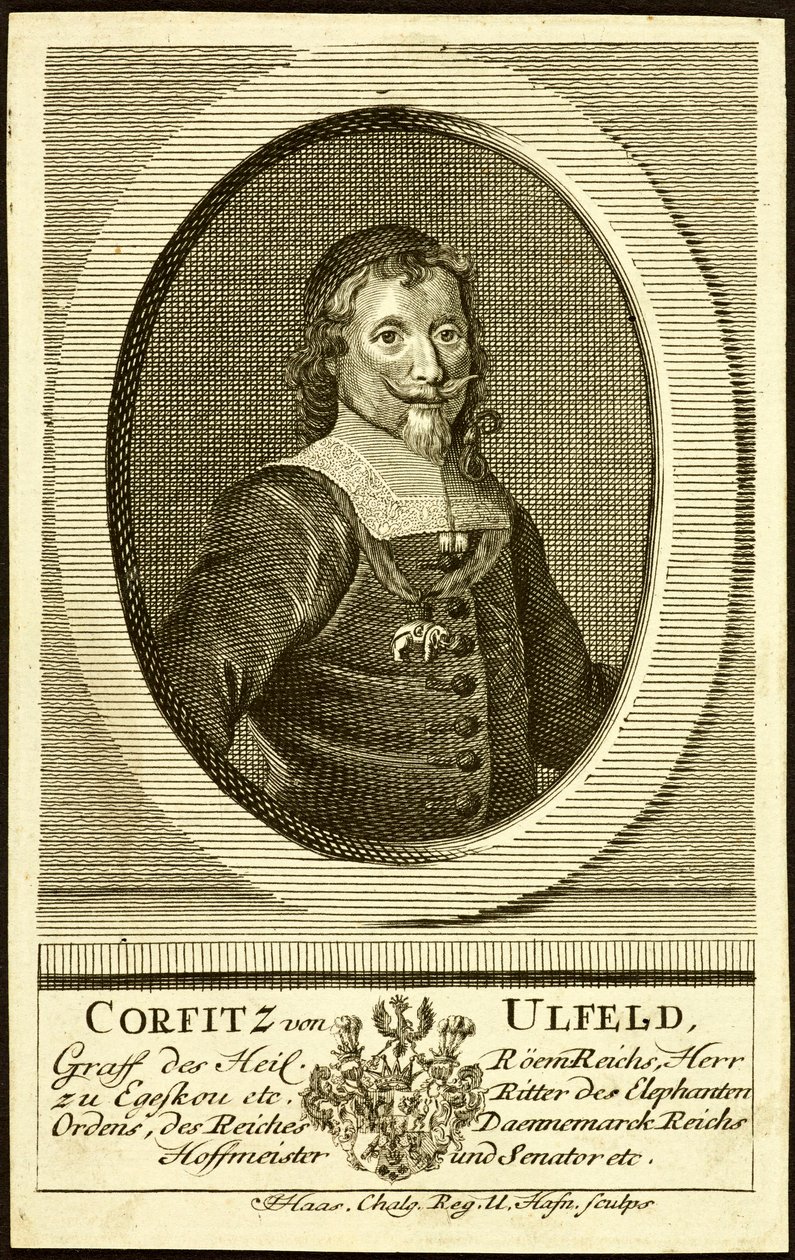 Portret Corfitza Ulfeldta 1606-1664. autorstwa Jonas Haas