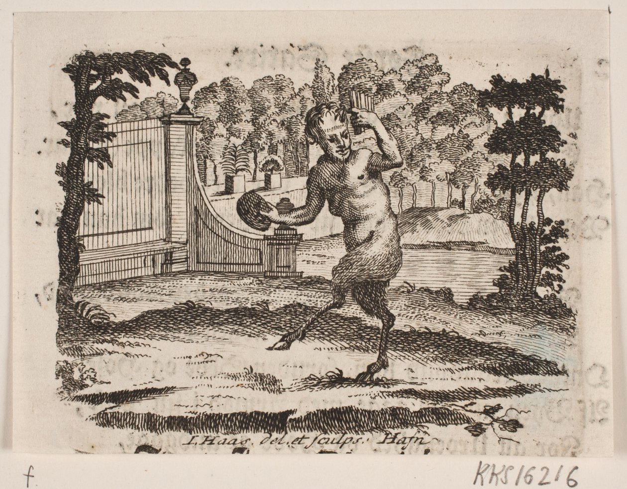 Winieta z satyr autorstwa Jonas Haas