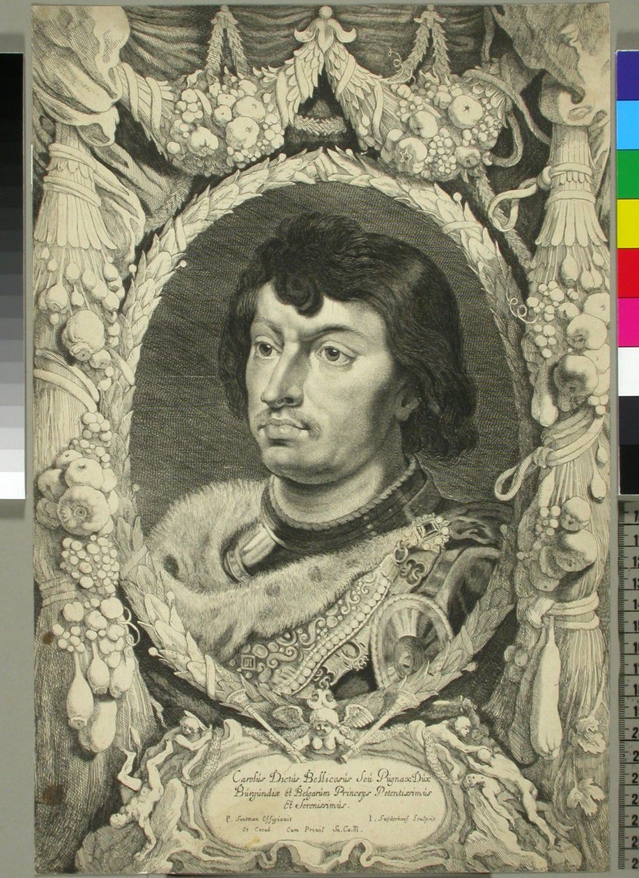Karol Zuchwały, książę Burgundii autorstwa Jonas Suyderhoef