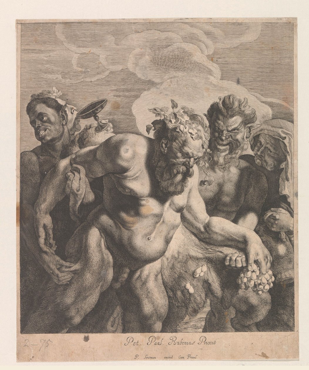 Dronken Silenus autorstwa Jonas Suyderhoef