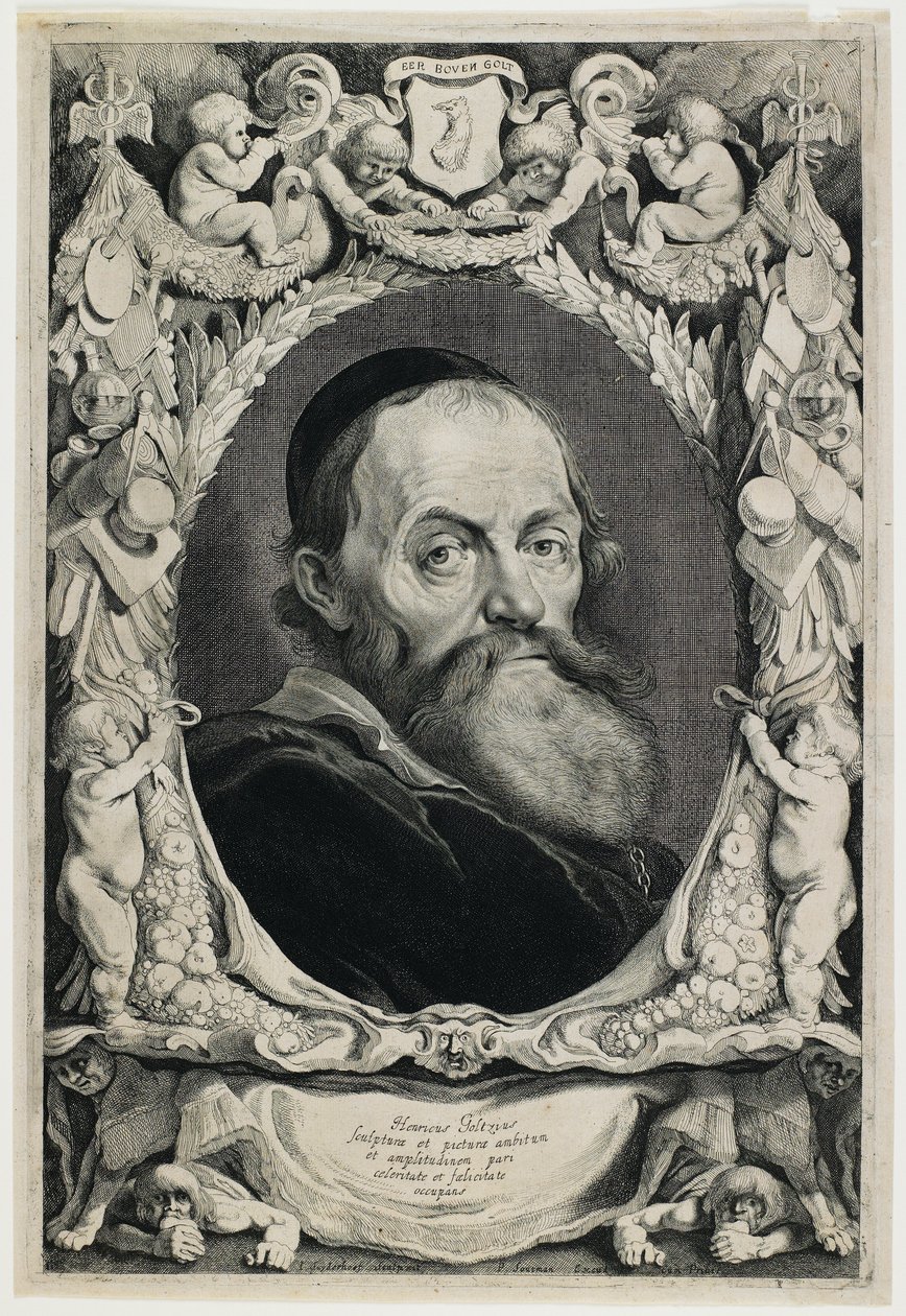 Hendrik Goltzius autorstwa Jonas Suyderhoef