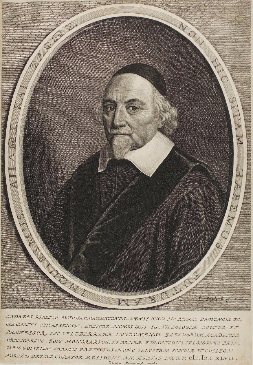Portret André Riveta autorstwa Jonas Suyderhoef