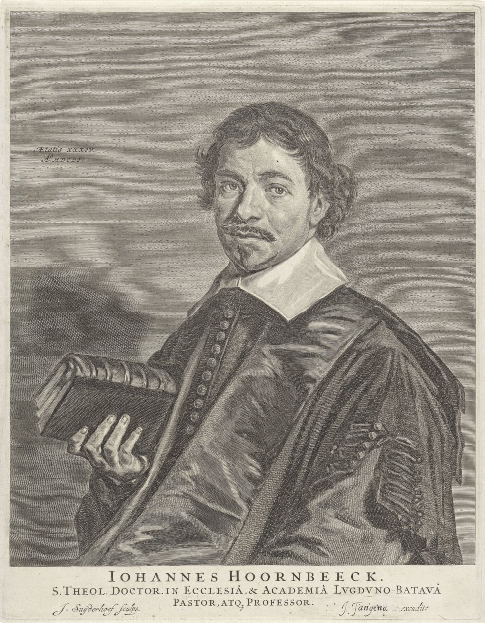 Portret Johannesa Hoornbeecka autorstwa Jonas Suyderhoef